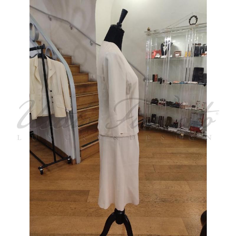 COMPLETO DONNA MAX MARA PANNA SETA TG. 42 | Mercatino dell'Usato Roma parioli 2