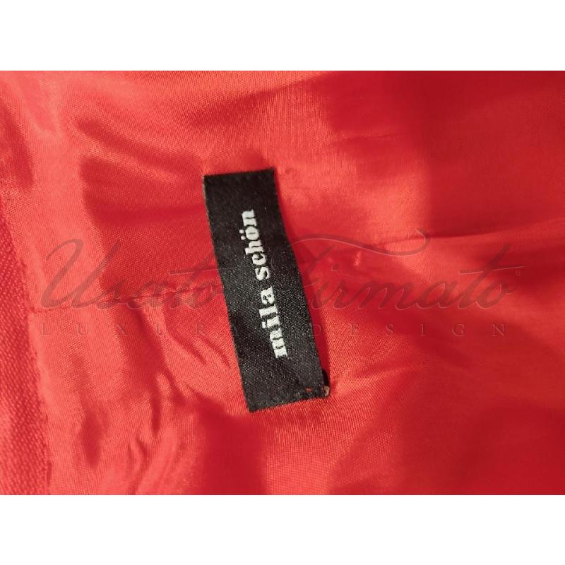 COMPLETO DONNA MILA SHON ROSSO LINO TG. 42 | Mercatino dell'Usato Roma parioli 4