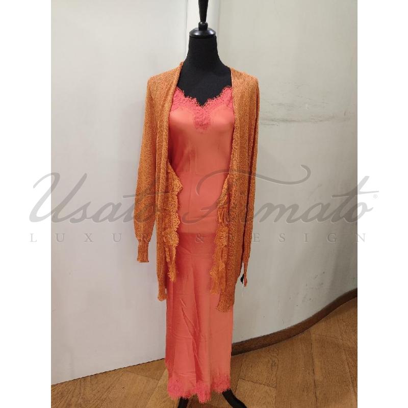 COMPLETO DONNA PINK MEMORIES ARANCIO TG 44 | Mercatino dell'Usato Roma parioli 1