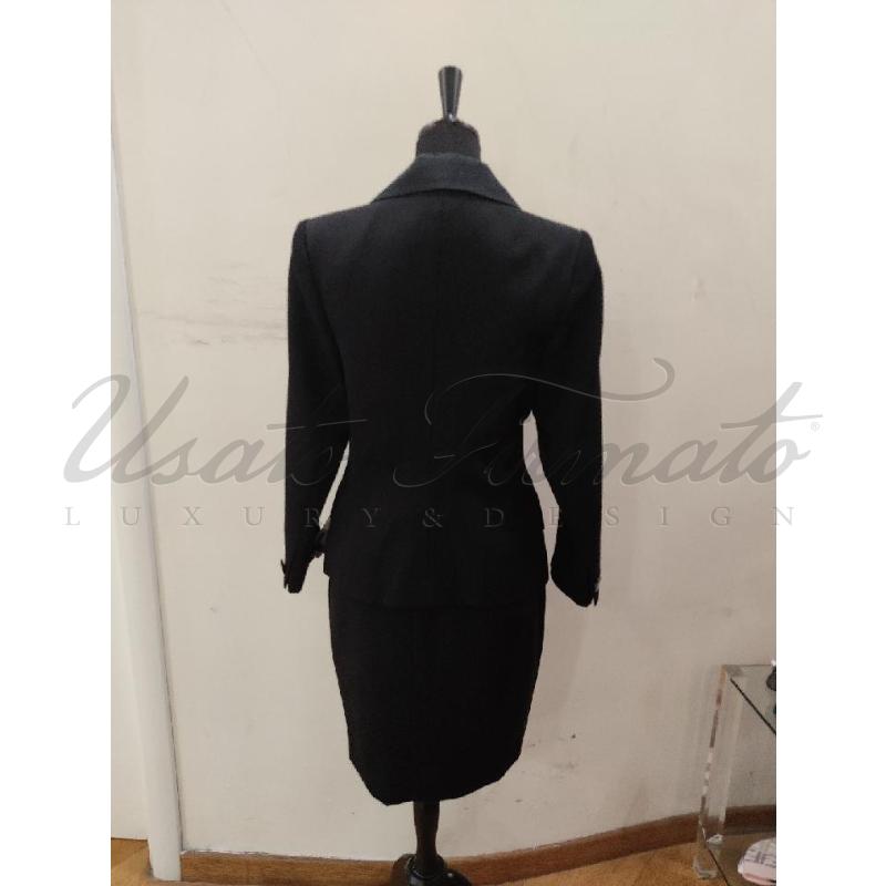 COMPLETO DONNA YVES SAINT LAUREN NERO TG 44 | Mercatino dell'Usato Roma parioli 3