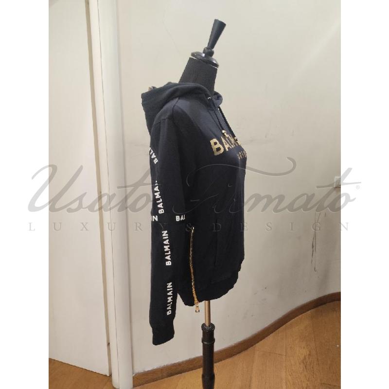 FELPA DONNA BALMAIN NERA TG S | Mercatino dell'Usato Roma parioli 2