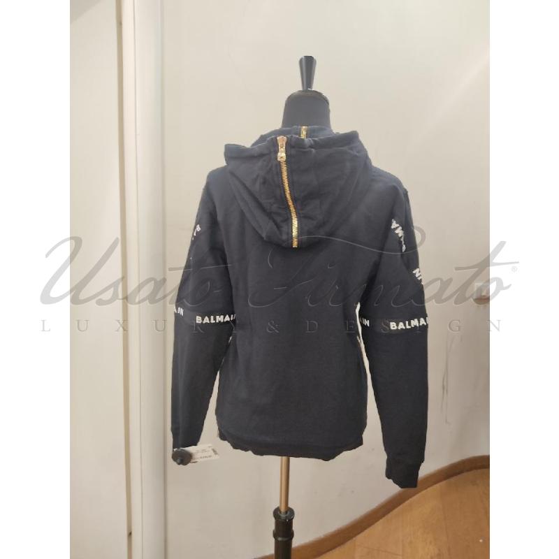 FELPA DONNA BALMAIN NERA TG S | Mercatino dell'Usato Roma parioli 3