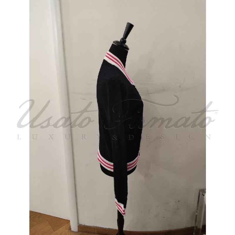 FELPA DONNA REBECCA MINKOFF NERO FORATA TG S  | Mercatino dell'Usato Roma parioli 2