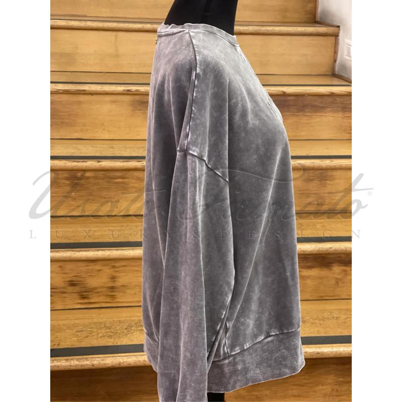 FELPA DONNA  TWIN SET GRIGIA | Mercatino dell'Usato Roma parioli 2
