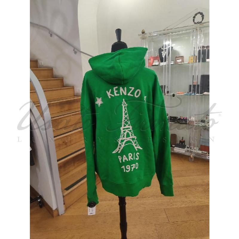 FELPA KENZO VERDE TG XL | Mercatino dell'Usato Roma parioli 3