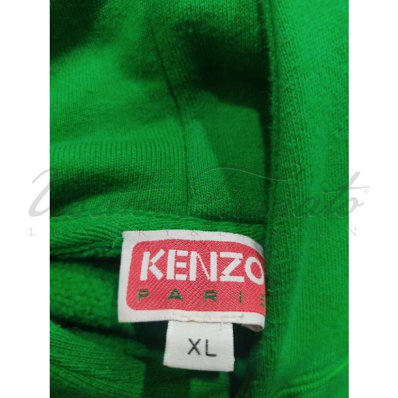 FELPA KENZO VERDE TG XL | Mercatino dell'Usato Roma parioli 4
