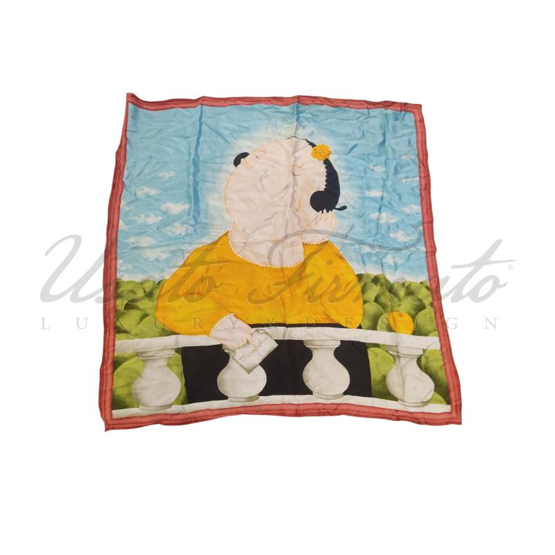 FOULARD MOSCHINO VISO  | Mercatino dell'Usato Roma parioli 1