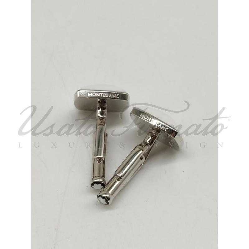 GEMELLI MONTBLANC BIANCHI STRASS | Mercatino dell'Usato Roma parioli 2