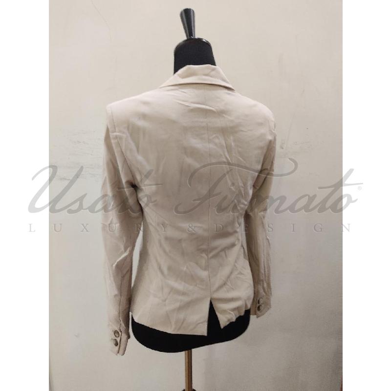 GIACCA DONNA ALESSIA SARTI BEIGE TG 42 | Mercatino dell'Usato Roma parioli 3