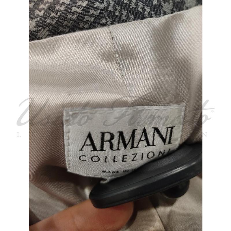GIACCA DONNA ARMANI COLLEZIONI GRIGIA DOPPIO PETTO TG. 42 | Mercatino dell'Usato Roma parioli 4