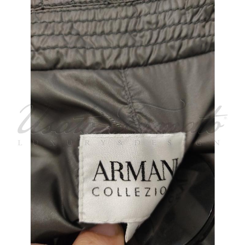 GIACCA DONNA ARMANI COLLEZIONI GRIGIA TRAPUNTATA TG. 42 | Mercatino dell'Usato Roma parioli 4