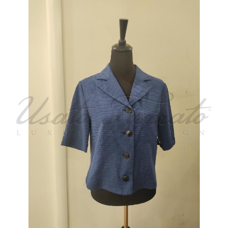 GIACCA DONNA ARMANI JEANS BLU TG. 42 | Mercatino dell'Usato Roma parioli 1