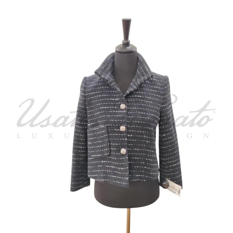 GIACCA DONNA BASH NERO DORATO LUREX TG XS | Mercatino dell'Usato Roma parioli 1
