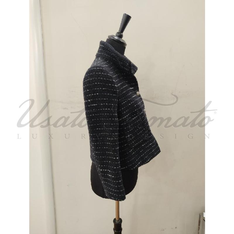 GIACCA DONNA BASH NERO DORATO LUREX TG XS | Mercatino dell'Usato Roma parioli 2