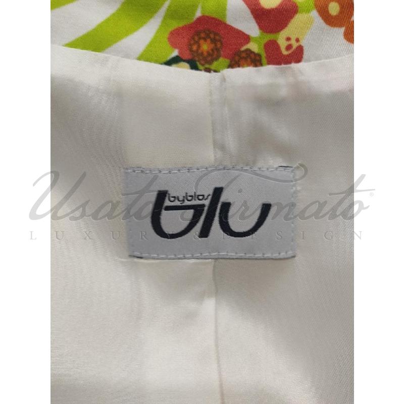 GIACCA DONNA BJBLOS BIANCA FLOREALE TG. 44 | Mercatino dell'Usato Roma parioli 4