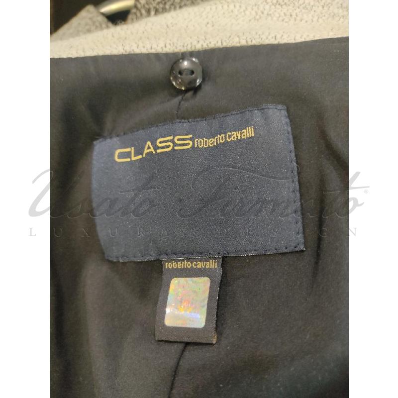 GIACCA DONNA CLASS ROBERTO CAVALLI GRIGIA TG 44 | Mercatino dell'Usato Roma parioli 4