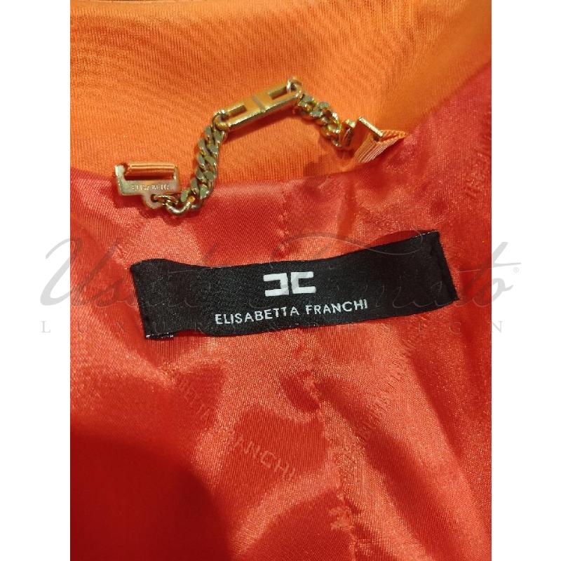 GIACCA DONNA ELISABETTA FRANCHI ARANCIONE  | Mercatino dell'Usato Roma parioli 4