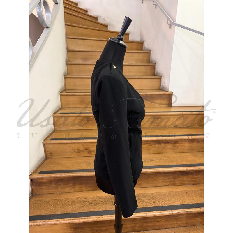 GIACCA DONNA ELISABETTA FRANCHI NERO TG S  | Mercatino dell'Usato Roma parioli 2