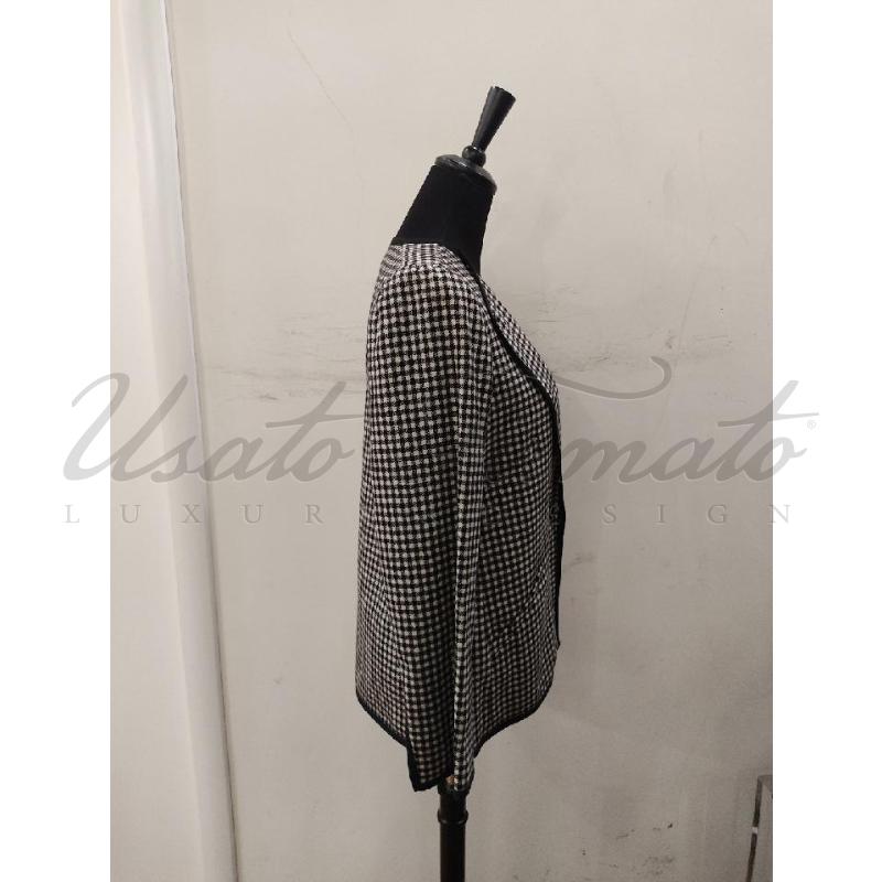 GIACCA DONNA EMANUEL UNGARO BIANCO NERO | Mercatino dell'Usato Roma parioli 2