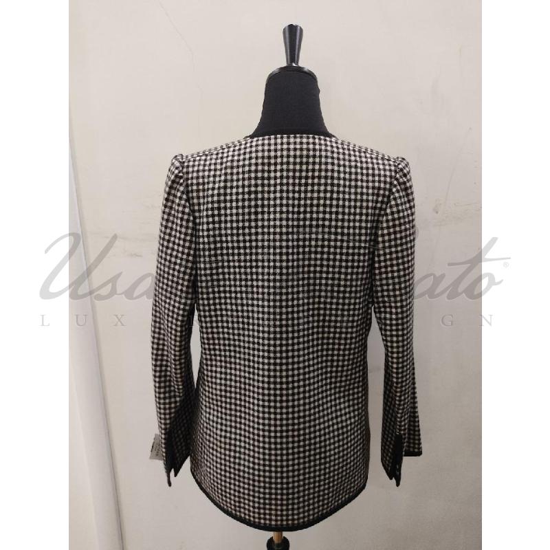 GIACCA DONNA EMANUEL UNGARO BIANCO NERO | Mercatino dell'Usato Roma parioli 3