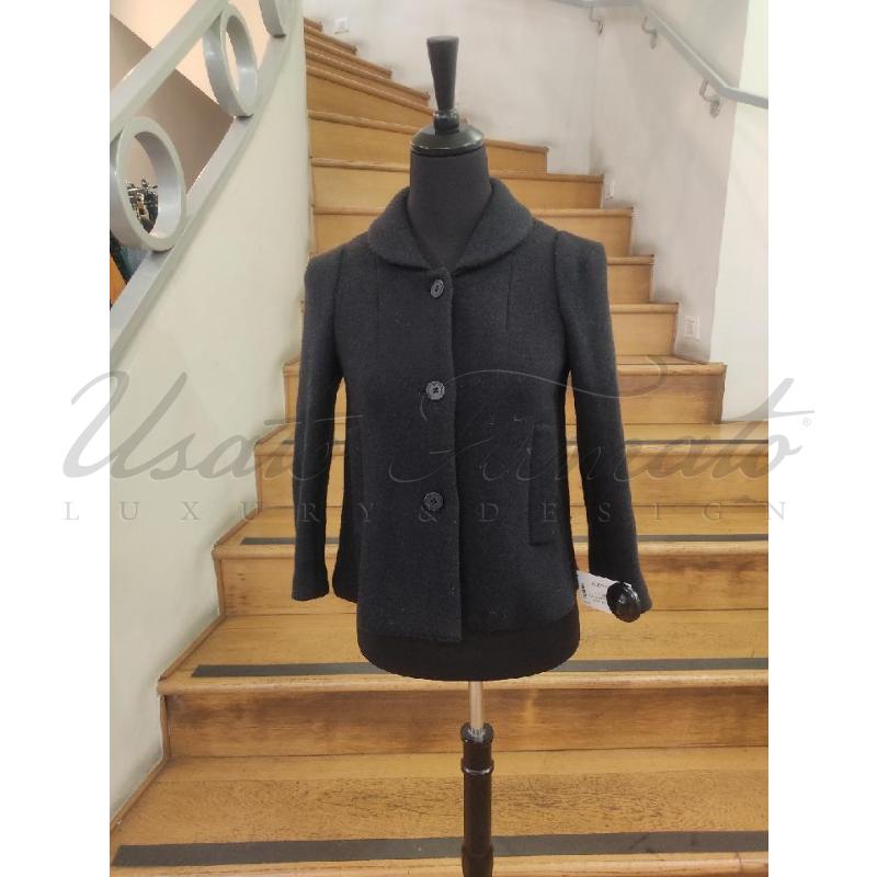 GIACCA DONNA EMPORIO ARMANI NERA TG 38 | Mercatino dell'Usato Roma parioli 1