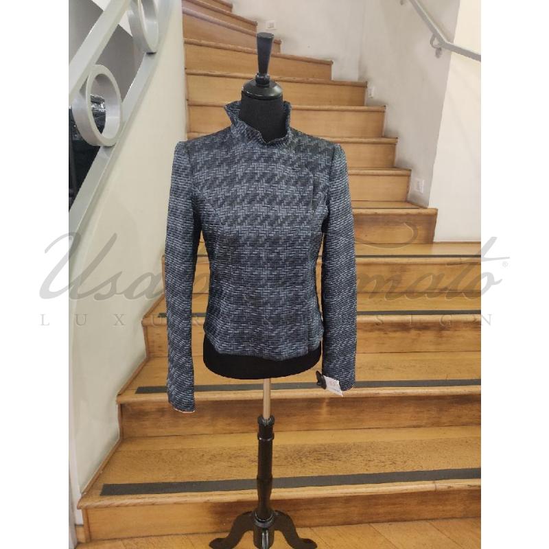 GIACCA DONNA GIORGIO ARMANI GRIGIO ARANCIO TG S | Mercatino dell'Usato Roma parioli 1