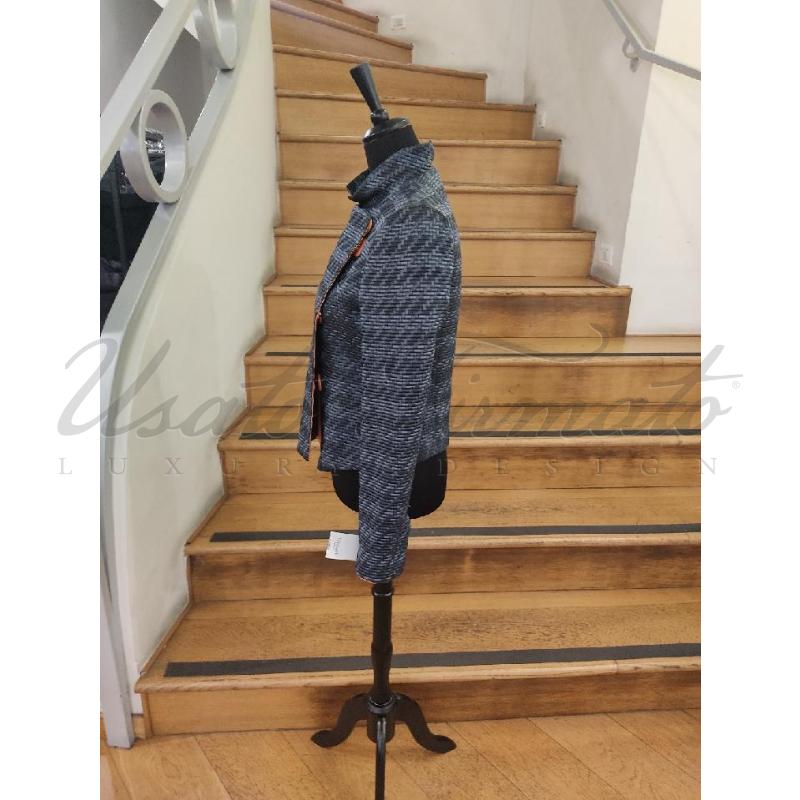 GIACCA DONNA GIORGIO ARMANI GRIGIO ARANCIO TG S | Mercatino dell'Usato Roma parioli 2