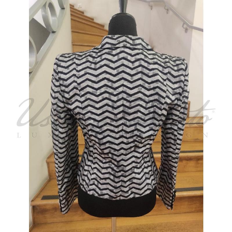 GIACCA DONNA GIORGIO ARMANI GRIGIO TG 44 | Mercatino dell'Usato Roma parioli 3