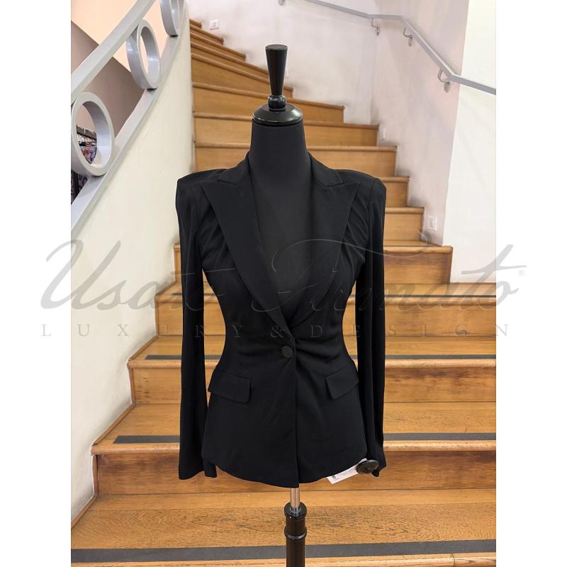 GIACCA DONNA GIORGIO ARMANI NERO TG 38 | Mercatino dell'Usato Roma parioli 1