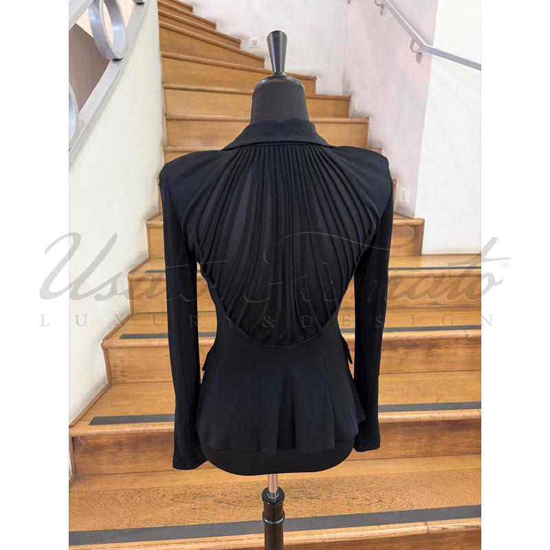 GIACCA DONNA GIORGIO ARMANI NERO TG 38 | Mercatino dell'Usato Roma parioli 3