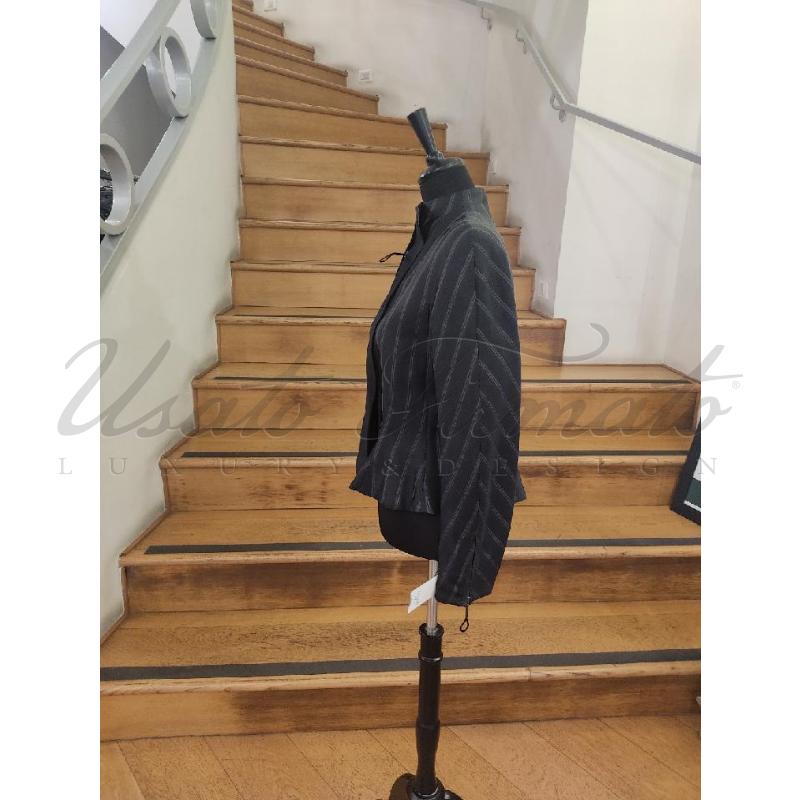 GIACCA DONNA GIORGIO ARMANI SETA NEROTG 44 | Mercatino dell'Usato Roma parioli 2