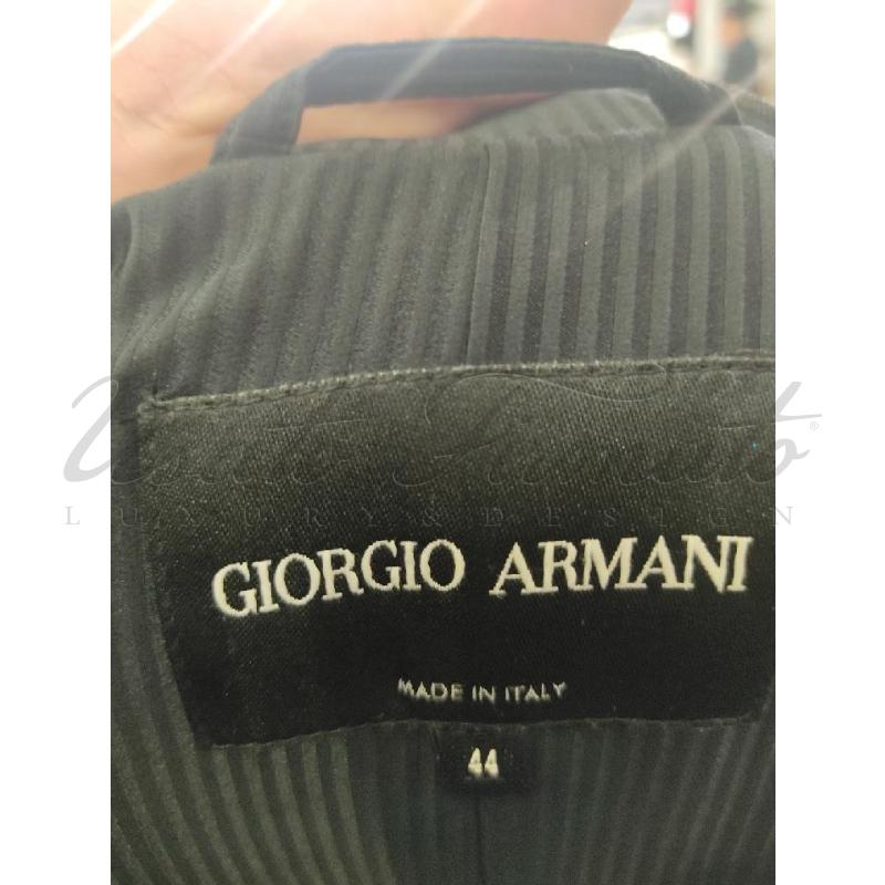 GIACCA DONNA GIORGIO ARMANI SETA NEROTG 44 | Mercatino dell'Usato Roma parioli 4
