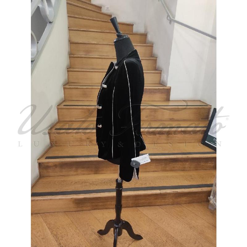 GIACCA DONNA GIORGIO ARMANI VELLUTO NERO TG 42 | Mercatino dell'Usato Roma parioli 2
