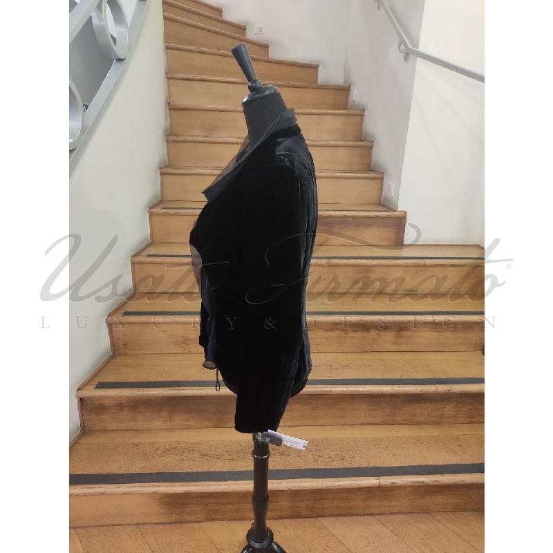 GIACCA DONNA GIORGIO ARMANI VELLUTO NERO TG 44 | Mercatino dell'Usato Roma parioli 2