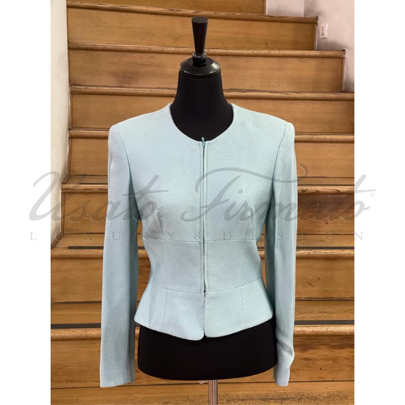 GIACCA DONNA GIORGIO ARMANI VERDE TG. 40 | Mercatino dell'Usato Roma parioli 1