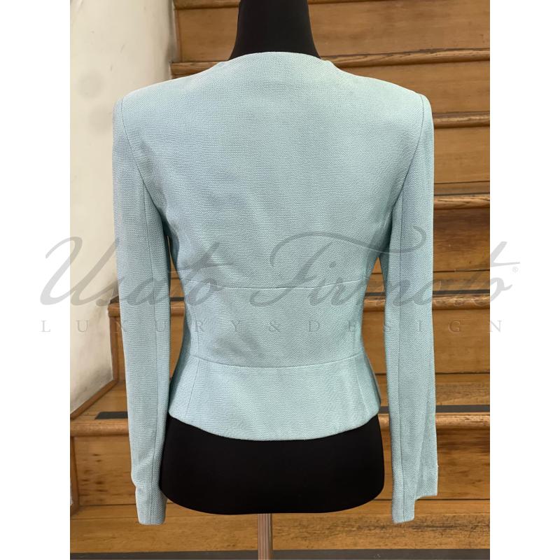 GIACCA DONNA GIORGIO ARMANI VERDE TG. 40 | Mercatino dell'Usato Roma parioli 3