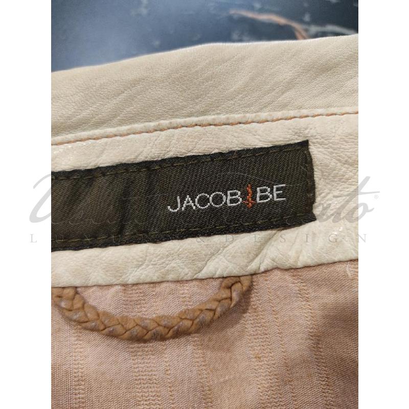 GIACCA DONNA JACOB BE PELLE BEIGE TG 46 | Mercatino dell'Usato Roma parioli 4