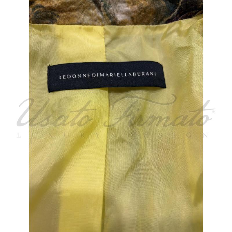 GIACCA DONNA MARIELLA BURANI BEIGE FIORATO TG. 15 | Mercatino dell'Usato Roma parioli 4