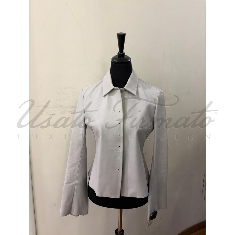 GIACCA DONNA MAX&CO GHIACCIO PELLE TG. M | Mercatino dell'Usato Roma parioli 1