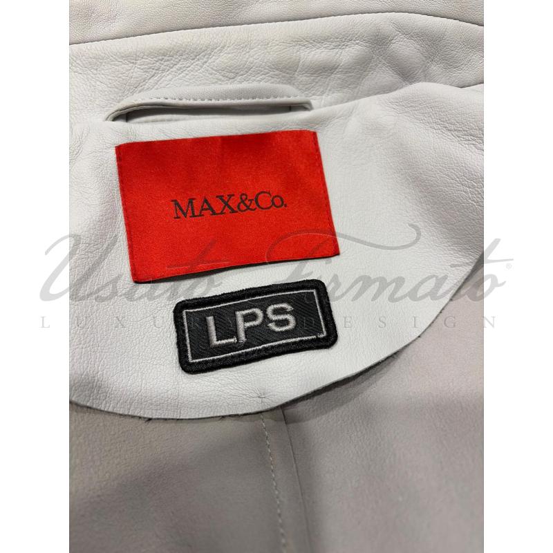GIACCA DONNA MAX&CO GHIACCIO PELLE TG. M | Mercatino dell'Usato Roma parioli 4