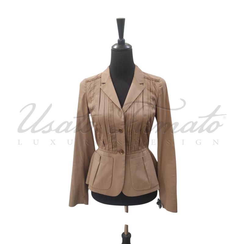 GIACCA DONNA PRADA BEIGE TG S | Mercatino dell'Usato Roma parioli 1