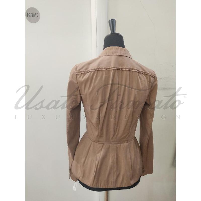 GIACCA DONNA PRADA BEIGE TG S | Mercatino dell'Usato Roma parioli 3