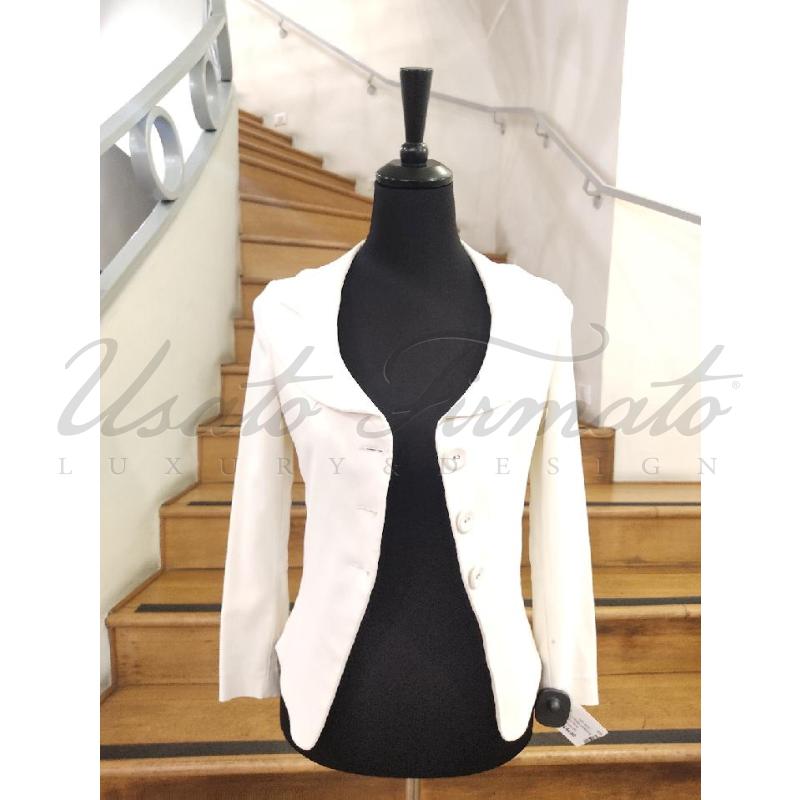 GIACCA DONNA SPORTSTAFF BIANCA TG 44 | Mercatino dell'Usato Roma parioli 1