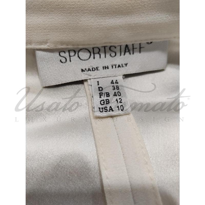 GIACCA DONNA SPORTSTAFF BIANCA TG 44 | Mercatino dell'Usato Roma parioli 4
