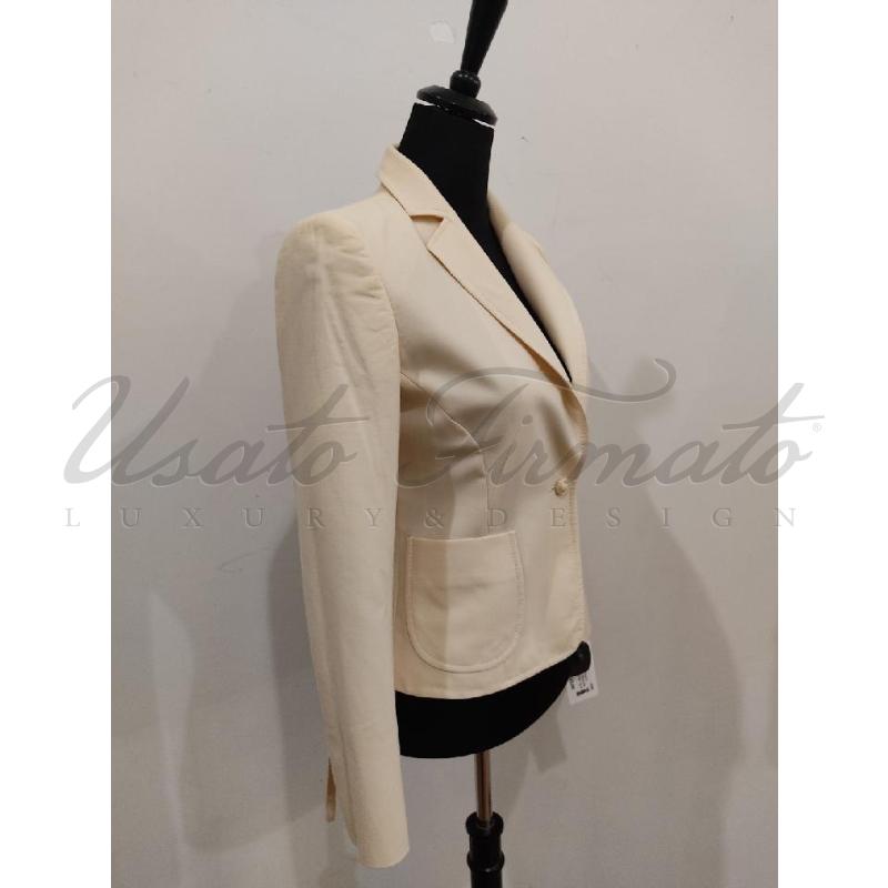 GIACCA DONNA VALENTINO GARAVANI PANNA LANA TG. 40 | Mercatino dell'Usato Roma parioli 2