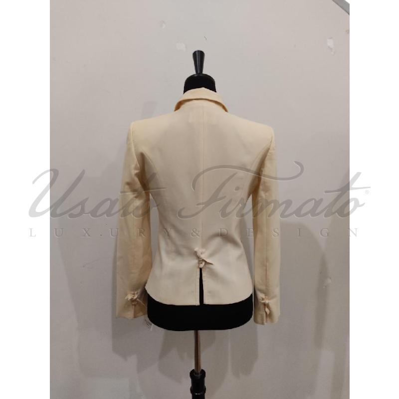 GIACCA DONNA VALENTINO GARAVANI PANNA LANA TG. 40 | Mercatino dell'Usato Roma parioli 3