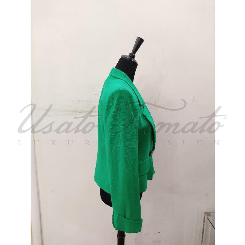 GIACCA DONNA YVES SAINT LAURENT VERDE TG. 40 | Mercatino dell'Usato Roma parioli 2