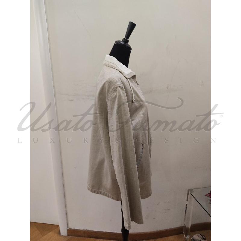 GIACCA FENDI FF BEIGE COTONE TG. 46 | Mercatino dell'Usato Roma parioli 2