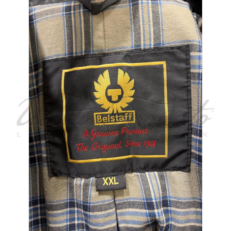 GIACCA UOMO BELSTAFF PELLE NERO TG XXL | Mercatino dell'Usato Roma parioli 4