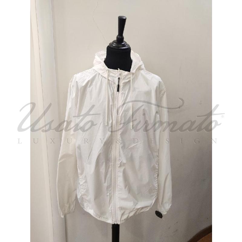 GIACCA UOMO BIKKEMBEREGS BIANCO PIOGGIA TG. 52 | Mercatino dell'Usato Roma parioli 1